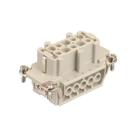 Kit c/ 2 Peças Tomada Inserto Femea- Han-10a-f- 10p+terra- 16a-250v Harting