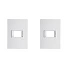 Kit C/2 - Placa Conjunto Modular Ilumi Vivaz 4X2 - 1 Modu... Kit C/2 - Placa Conjunto Modular Ilumi Vivaz 4X2 - 1 Modu...