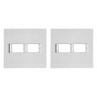 Kit C/2 - Placa Conjunto Modular Ilumi Vivaz 4X4 1 Modulo...