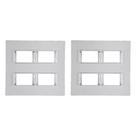 Kit C/2 - Placa Conjunto Modular Ilumi Vivaz 4X4 - 2 Modu...