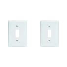 Kit C/2 - Placa Perlex Branca 4X2 (1 Saida) 23Pl1