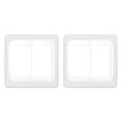 Kit C/2 - Placa Pial Pop Branca 4X4 - 3 Modulos+3 Modulos...