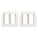 Kit C/2 - Placa Soprano Ilus 4X4 (6 Modulos Horizontal) ...