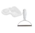 Kit C/ 2 Porta Detergente Esponja Rodo Rodinho Seca Pia de Plástico Cozinha - KTPIA