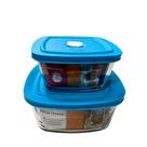 Kit c/ 2 Potes de Vidro Facilita Vap Marinex - 2L + 1L