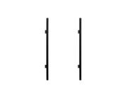 Kit c/ 2 Puxador Tubular Para Porta de Correr 60cm - Alfer - Preto Kit c/ 2 Puxador Tubular Para Porta de Correr 60cm - Alfer - Preto