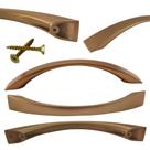 Kit c/ 2 Puxadores para Gavetas e Portas de Armários Baumino 128mm e Parafusos