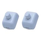 Kit C/2 - Qualitronix Controle Vent/Dimmer Sobrepor-Qv39