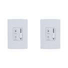Kit C/2 - Qualitronix Controle Vent/Lamp Emb.Desliz-Qv36