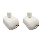 Kit C/2 - Qualitronix Controle Vent/Rotacao Sobrepor-Qv38 Kit C/2 - Qualitronix Controle Vent/Rotacao Sobrepor-Qv38