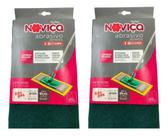 Kit C/2 Refil Mop Esfrebom Abrasivo Limpeza Bettanin Noviça