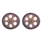 Kit C/2 - Roda Para Carrinho Feira Pc