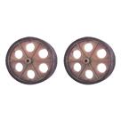 Kit C/2 - Roda Para Carrinho Feira Pc