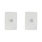 Kit C/2 - Sensor Qualitronix Parede Embutir Foto 180 Bra...