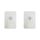 Kit C/2 - Sensor Qualitronix Parede Embutir Foto 180O. Co...