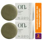 Kit c/ 2 Shampoo Vegano Solido ON Purificante 80g - Orgânico Natural Kit c/ 2 Shampoo Vegano Solido ON Purificante 80g - Orgânico Natural