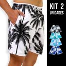 KIT c/2 Shorts Bermuda Tactel Praia Mauricinho Masculina COQUEIRO 2 704 KIT c/2 Shorts Bermuda Tactel Praia Mauricinho Masculina COQUEIRO 2 704
