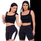 Kit c/ 2 SHORTS LEG Legging REDINHA Cintura Alta Fitness Treino Casual Corrida Academia 1035 Kit c/ 2 SHORTS LEG Legging REDINHA Cintura Alta Fitness Treino Casual Corrida Academia 1035