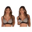 Kit c/ 2 Sutiãs de Amamentação com Bojo Soft e Detalhes em Renda Sutian Reforçado Pós Parto Grávida Soutien Sustentação Rendado Sutien para Amamentar Kit c/ 2 Sutiãs de Amamentação com Bojo Soft e Detalhes em Renda Sutian Reforçado Pós Parto Grávida Soutien Sustentação Rendado Sutien para Amamentar