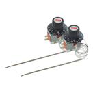 Kit C/ 2 Termostatos 50/300ºc 30a Tiwa Fornos Fritadeiras