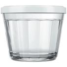 Kit c/ 2 Tigela em Vidro com tampa plastica 350ml Nadir