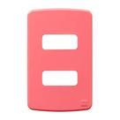 Kit c/ 2 tomada dupla 10a c/ placa 4 x 2 rosa compose weg