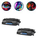 Kit C/ 2 Toner Compatível Ce505x 505x Cf280x 80x P2055 2055n
