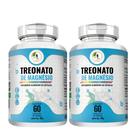 KIT C/2 Treonato De Magnésio 500mg - 60 Cápsulas - Fits Life KIT C/2 Treonato De Magnésio 500mg - 60 Cápsulas - Fits Life