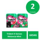 Kit c/2 Trident X Senses 6X54G Melancia Mint