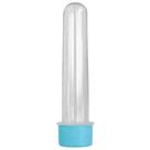 Kit c/ 2 TUBETE GRANDE COM TAMPA R28 PLASTICA - AZUL BEBE