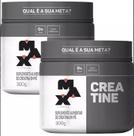 Kit c/ 2 un - creatine monohidratada pote 300g - creatina max titanium Kit c/ 2 un - creatine monohidratada pote 300g - creatina max titanium