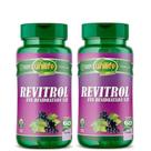 KIT C/2 Un Semente Uva Revitrol Resveratrol 500mg 120 Caps
