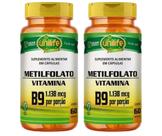 KIT C/2 Un. Suplemento Metilfolato B9 1.138mcg 60 Cápsulas - Unilife KIT C/2 Un. Suplemento Metilfolato B9 1.138mcg 60 Cápsulas - Unilife