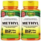 KIT C/2 Un. Vitamina B12 Metilcobalamina 60 Cápsulas Vegano - Unilife