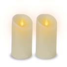Kit C/ 2 Vela de Led Cintilante Grand Parafina Grande 25cm