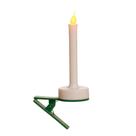 Kit C/2 Velas Pregadores Vrd/bco 10x3x3cm 1110451 Hubme
