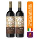 Kit c/ 2 Vinho Tinto Vegano Toscana Low Carb Sem Açúcar Sem Glúten 750ml Alibea