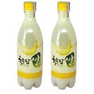 Kit c/ 2 Vinhos de Arroz Coreano Makgeolli Banana e Uva 750ml