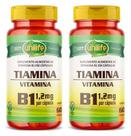 Kit C/2 Vitamina B1 Tiamina 500mg 60 Caps Vegano Unilife