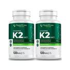 KIT C/ 2 Vitamina K2 Mk7 Menaquinona 7 240 Caps - Floral Ervas