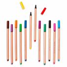 Kit c/ 20 Canetas Microline 0.4Mm Cores Sortidas - Compactor