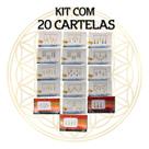 Kit c/ 20 cartelas bindi's indianos variados