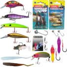 Kit C/ 20 Isca Artificial P/ Robalo Jumping Jig Plug Camarão Kit C/ 20 Isca Artificial P/ Robalo Jumping Jig Plug Camarão