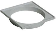 Kit c/ 20PC Porta grelha 150mm quadrada cinza 11770 n21 - amanco