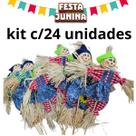Kit c/24 Espantalho Decoração Festa Junina 39cm palito 70637