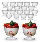 Kit C/24 Mini Tacinha Sobremesa Servir Festa 150ml
