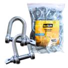 Kit C/ 25 Manilha Leve Galvanizada 8mm Beltools Kit C/ 25 Manilha Leve Galvanizada 8mm Beltools