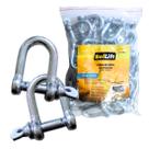 Kit C/ 25 Manilha Leve Galvanizada 9,5mm Beltools