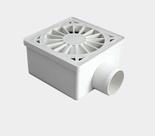 Kit c/ 25PC Ralo Quadrado Sifonado Branco - Plasticos Luconi