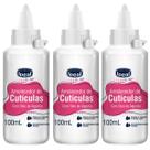 Kit C/3 Amolecedor De Cutícula Ideal Óleo De Algodão